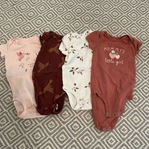 Carters girls onesie bundle
